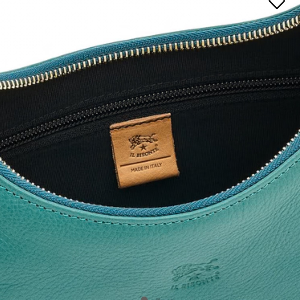 NWT Il Bisonte Belcanto Vacchetta Leather Shoulder Bag - Picture 4 of 13